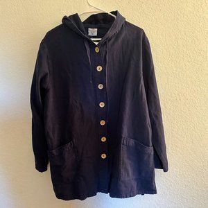 Men's Sea Breeze of California Hoodie Button Up. XL